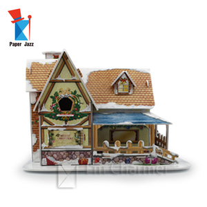 Juguete educativo personalizado para niños, rompecabezas de dibujos animados DIY para niños, rompecabezas de espuma 3D, casa de Navidad - Product Image 2