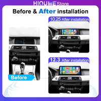 Carplay Android 15 Auto, Sistema Multimedia de Navegación para Automóvil para BMW Serie 5 F10 F11 2011-2017 CIC NBT, Radio GPS, Reproductor de Video DVD, Estéreo