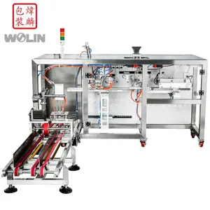 New design packing machine premade pouch fill seal horizontal packing machine 4 station pouch packaging doypack machine