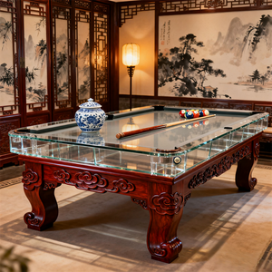 Bàn Bida Bóng Bàn Cao Cấp Dragon River 7ft 8ft 9ft Mặt Kính, Dùng Được Trong Nhà Và Ngoài Trời, Dành Cho Khách Sạn Và Nhà Ở - Product Image 2