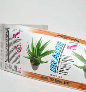 Diskon besar cetakan kustom anti gores warna penuh merekat sendiri permukaan mengkilap vinil produk Pet logo label rol - Product Image 5