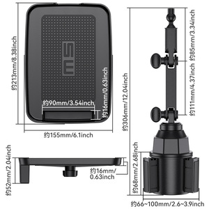 Car tray, car center console cup holder, <b>storage</b> <b>box</b>, plate holder, phone holder, convenient <b>small</b> dining table - Product Image 4