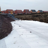 Géotextile de séparation de substrat pour jardin de pluie, filtre textile de retenue des particules de sol pour jardins de pluie urbains