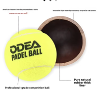 Balle de padel APEPULSE personnalisée, 45% 57% laine, style cage, pressurisée, en conserve, haute élasticité, durable, pour la compétition