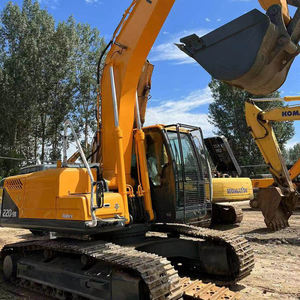Excavadoras Hyundai usadas más baratas de buen rendimiento 220-9s 220lc excavadora sobre orugas 22Ton R220 210 máquina - Product Image 2