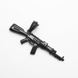 Hip Hop Punk pace impermeabile 316 in acciaio inox Pvd pieno di oro placcato moda gioielli ciondolo collane per uomo - Product Image 6