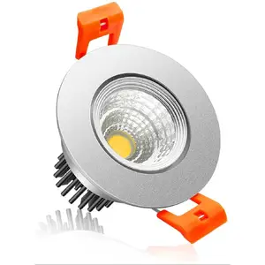 ZG 2 Polegadas LED embutido luz de teto 3W regulável LED para baixo luz 60 ângulo de feixe com driver 25W lâmpada halógena