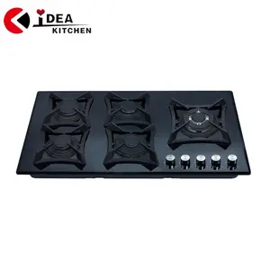 China Guangdong manufacturer modern novel design gas cooktop price single burner stainless steel gas stove