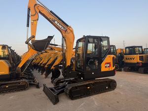 รถขุดขนาดเล็ก Sany SY55U ใหม่ น้ำหนัก 5.5 ตัน เครื่องยนต์ Yanmar แท้ รถขุดตีนตะขาบ Sany 5.5 ตัน แบบ Zero Tail Swing สำหรับงานก่อสร้าง - Product Image 2