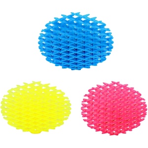 Juguete Antiestrés para Niños, Red Elástica con Forma de Gusano, Plástico, de 5 a 7 Años, 24 cm, Multicolor - Product Image 1