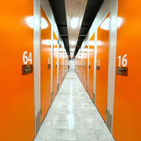 Conteneurs de stockage modernes en acier galvanisé à faible coût pour immeubles de bureaux avec conception personnalisée