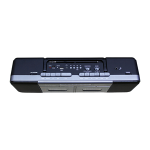 Lecteur de cassettes double rétro avec radio FM AM SW pour la maison et la voiture, fente pour carte USB TF, matériau plastique compact - Product Image 4