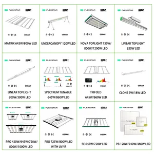 Lampe de croissance hydroponique avec Led, Quantum, intérieur, spectre complet, éclairage horticole pour culture de plantes, usage domestique, US, en Stock,