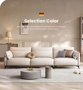 Sofá moderno tapizado, sillón cómodo, muebles para sala de estar, apartamento, hotel, decoración del hogar - Product Image 2