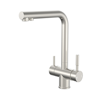 Robinet de cuisine 3 voies certifié WELS, robinet d'eau potable, robinet de filtration d'eau en laiton sans plomb, fabriqué en usine OEM