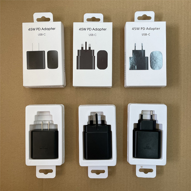 Fast Charging PD 45W Wall Charger EP-T845 USB-C Power Adoptor Super Fast Type C Chargers for Samsung S22 S23 S24 Ultra