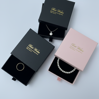 Ensemble de pochettes et boîtes à bijoux, sac à cordon personnalisé avec boîte cadeau, solution d'emballage complète