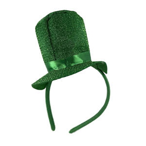 Serre-tête décoratif pour la fête de la Saint-Patrick avec trèfle, accessoire de cheveux vert irlandais, cadeau, accessoires de fête - Product Image 2