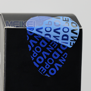 Etichette a prova di manomissione in oro Logo personalizzato vuoto di garanzia impermeabile se rotto adesivi di sicurezza per cosmetici e profumi - Product Image 3