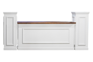 <strong>Portable</strong> White Wooden Folding <strong>Bar</strong> Counter Modular Pine Top Wedding Event Party Catering Furniture - Product Image 6