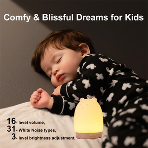 Machine à bruit blanc portable avec veilleuse animale <span class=keywords><strong>pour</strong></span> apaiser le sommeil des bébé<span class=keywords><strong>s</strong></span>, haut-parleur sans fil <span class=keywords><strong>pour</strong></span> téléphone - Product Image 4
