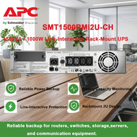 2U Rack Line Interactive UPS SMT1500RMI2U-CH 1000W/1500VA Fase Tunggal Cadangan Daya Darurat untuk Mesin Kasir Ruang Data Kecil