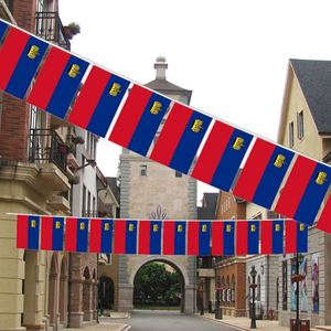 Liechtenstein String <b>Flag</b> Polyester Fabric National Country <b>Flag</b> for Birthday Party Festival Decoration - Product Image 3
