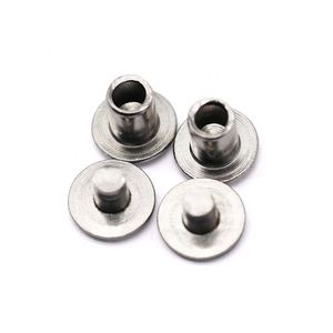 Remaches de Acero Inoxidable 304 Pulido Plateado, Cabeza Semitubular, Acabado Brillante, Personalizables, 6mm 8mm, Estándar ISO, para Sillas - Product Image 2