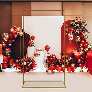Vente en gros, arbre de jardin carré, arche de mariage, photographie de fond, support d'affichage, ballon, fleur, cerceau, décor - Product Image 6