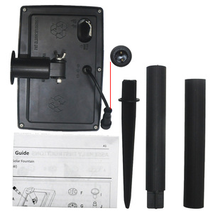 Bomba de agua solar Xiuyuan de 7V 1.5W sumergible para fuente de jardín, bebedero para pájaros, bomba centrífuga de baja presión - Product Image 3