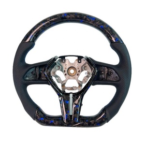 Pièces détachées automobiles - Volant en fibre <span class=keywords><strong>de</strong></span> carbone forgée - Volant avec clignotants - Volant pour Infiniti Q60 - Product Image 1
