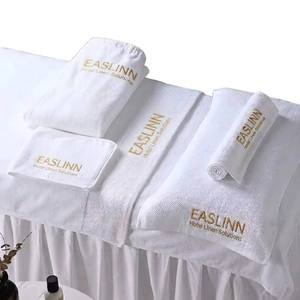 Juego de Toallas de Baño de Lujo para Hotel SPA, 100% Algodón, Toallitas Faciales y de Manos, Calidad Premium de 5 Estrellas - Product Image 1