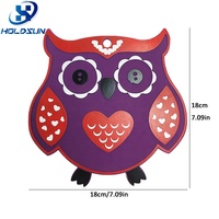 Sous-plat en silicone flexible motif hibou, design américain mignon, résistant à la chaleur, léger, couleur personnalisée, pour la maison