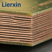 Transmetteur de température Lierxin LEX-TEMP-4-20 4-20mA, capteur industriel, entrée PT100 PT1000 Thermocouple, carte PCB FR4 2 couches, rail DIN