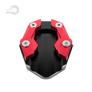 Cqhzj แผ่นรองด้านข้างดัดแปลง <span class=keywords><strong>PCX</strong></span> สำหรับมอเตอร์ไซค์อุปกรณ์เสริมขาตั้งด้านข้างแบบไม่ลื่นฐานขยายด้านเดียว nMax - Product Image 1