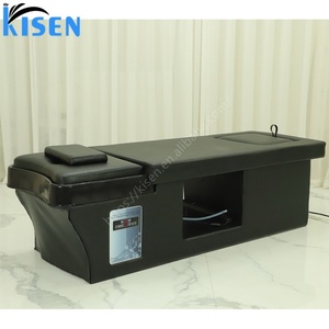 Table de lavage et de massage capillaire haut de gamme Kisen avec circulation d'eau, réservoir de 90L, sans plomberie - Product Image 2