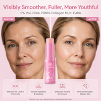 OEM ODM PDRN Pink Collagen Multi Balm Stick 5% Volufiline Hydratant Profond Visage et Cou Raffermissant Éclatant Végétalien Anti-Rides Soin de la Peau