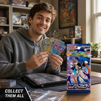 Cartes à collectionner Pokémon japonaises personnalisables, prix de gros, commande en gros, nouvelle boîte scellée, PTCG série M4, Ninja Spinner Mega