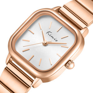 Montre-Bracelet Classique Étanche Personnalisée OEM avec Logo pour Femme, Montre-Bracelet de Luxe de Marque Dorée et Ensemble Cadeau Bracelet pour Homme et Femme - Product Image 4