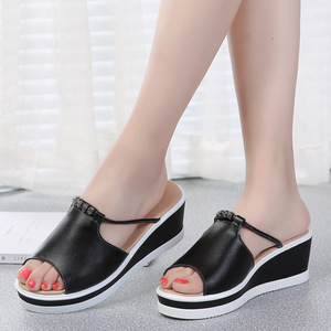 <span class=keywords><strong>Scarpe</strong></span> da Donna alla Moda, Comode Sandali Estivi Slip-on <span class=keywords><strong>con</strong></span> Suola Morbida, Taglie Grandi - Product Image 5