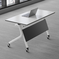 Bureau de travail pliable moderne en bois - Meuble commercial multifonctionnel pour salle à manger/bureau avec design écologique