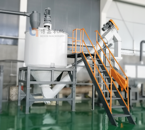 पालतू वाशिंग लाइन पीईटी बोतल रीसाइक्लिंग मशीन पीईटी बोतलों रीसायकल पॉलिएस्टर स्टेपल फाइबर बनाने की मशीन - Product Image 5