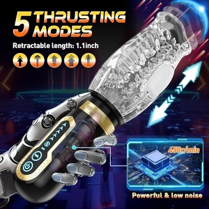 Dispositivo <span class=keywords><strong>de</strong></span> Ejercicio <span class=keywords><strong>de</strong></span> Masturbación con Vibración Telescópica Automática, Juguete Sexual para Adultos para Hombres en Forma <span class=keywords><strong>de</strong></span> Copa <span class=keywords><strong>de</strong></span> Avión - Product Image 5
