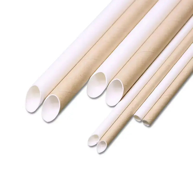 Disposable biodegradable paper straw eco friendly customized paper drinking straw