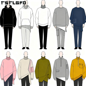 <span class=keywords><strong>Felpe</strong></span> da <span class=keywords><strong>uomo</strong></span> Plus-Size all'ingrosso OEM: <span class=keywords><strong>felpe</strong></span> con cappuccio in cotone testurizzato a doppia maglia stampato con Logo personalizzato - Product Image 1