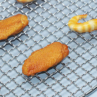 Accessoires de barbecue : Grille de cuisson en fil d'acier inoxydable, résistante à la chaleur et à la corrosion pour barbecue et four