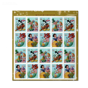 Aufkleber 2005 37 Cartoon-Postmarken zum Sammeln, USA United Priority Postal Mail Briefmarken-Etiketten, Everglades-Stempel - Product Image 4