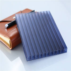 Lámina Hueca de <span class=keywords><strong>Policarbonato</strong></span> de Cuatro Capas de 10 mm - Uso Moderno en Techos y Hoteles, Protección UV, Ecológica, Duradera y Resistente a los Arañazos - Product Image 4