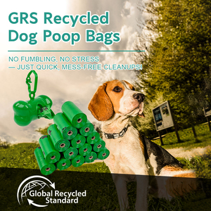 GRS Certified Dog Poop <strong>Bags</strong> Eco-Friendly Durable Leakproof Waste <strong>Bags</strong> for Daily Walks - Product Image 3
