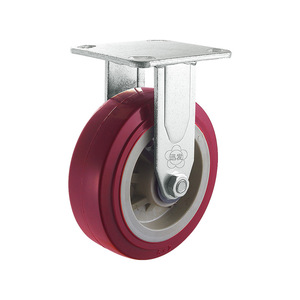 <span class=keywords><strong>Roue</strong></span> pivotante à double roulement Xunfa robuste de style américain en PVC, 4, 5, 6 et 8 pouces, pour étagère mobile - Product Image 4